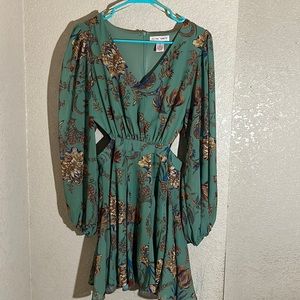 Floral western dress